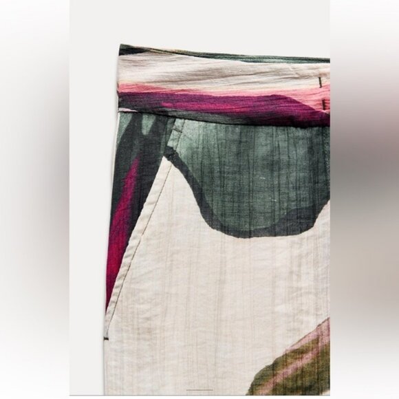 ZARA PRINTED PANTS - Picture 5 of 5